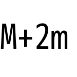 M+ 2m