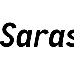 Sarasa Mono J