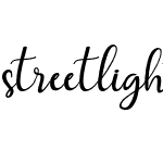 streetlight italic