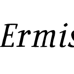 Ermis Pro Regular Italic