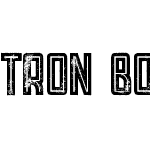 Tron Bold Inline Grunge