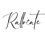 Rallocate Personal Use