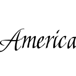 AmericanCalligraphic W01