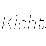 Kulachat Serif Oblique DEMO