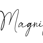 Magnificent Signature