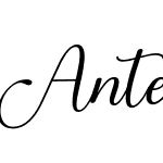 Anteri Signature PERSONAL USE