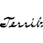 Terrible Cursive