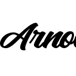 Arnolde Script PERSONAL USE