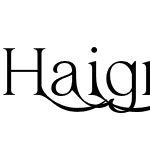 Haigrast Serif Deco PERSONAL