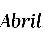 Abril Display