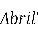 Abril Text