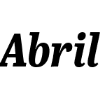 Abril Titling Condensed