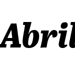 Abril Titling Narrow