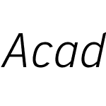 Academy Sans Condensed