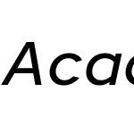 Academy Sans Expanded