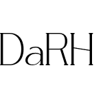 DaRH Regular Font family