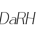 DaRH Italic-Font family