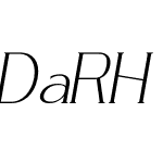 DaRH Italic-Font family