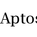 Aptos Serif