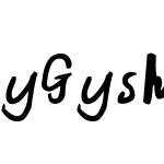 YGYshouxiehuayi