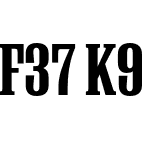 F37 K9 Serif