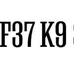 F37 K9 Serif