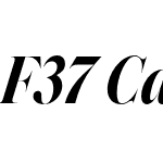 F37 Caslon Hairline