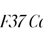 F37 Caslon Hairline