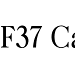 F37 Caslon Text