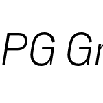 PG Grotesque