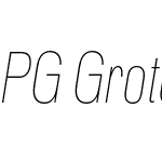 PG Grotesque