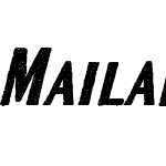 Mailart Rubberstamp Sans