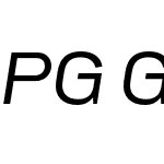 PG Grotesque