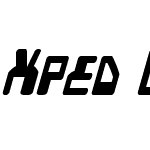 Xped Condensed Italic