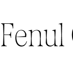 Fenul Condensed