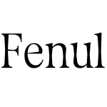 Fenul Condensed