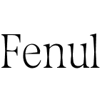 Fenul Condensed