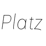 Platz Grotesk