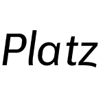 Platz Grotesk