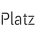 Platz Grotesk Stencil