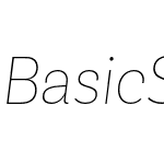 BasicSans Alt Narrow