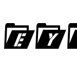 Eyes Only Condensed Italic