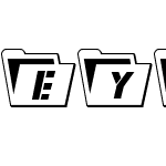 Eyes Only Outline Semi-Condensed
