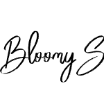 Bloomy Script Free