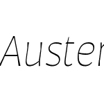 AusterVar Italic