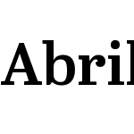 Abril Text
