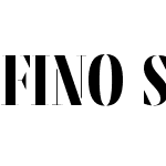 Fino Stencil Title