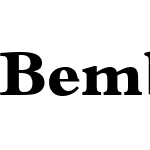 Bembo Extra Bold