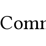 Common Serif