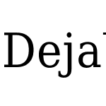 DejaVu Serif Condensed